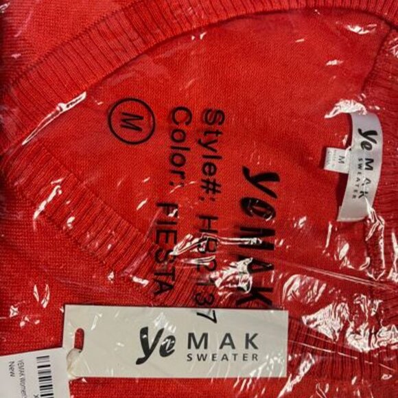 YEMAK Women's Cropped Bolero Short Sleeve Cardigan Sweater Fiesta sz M NWT - Picture 3 of 4